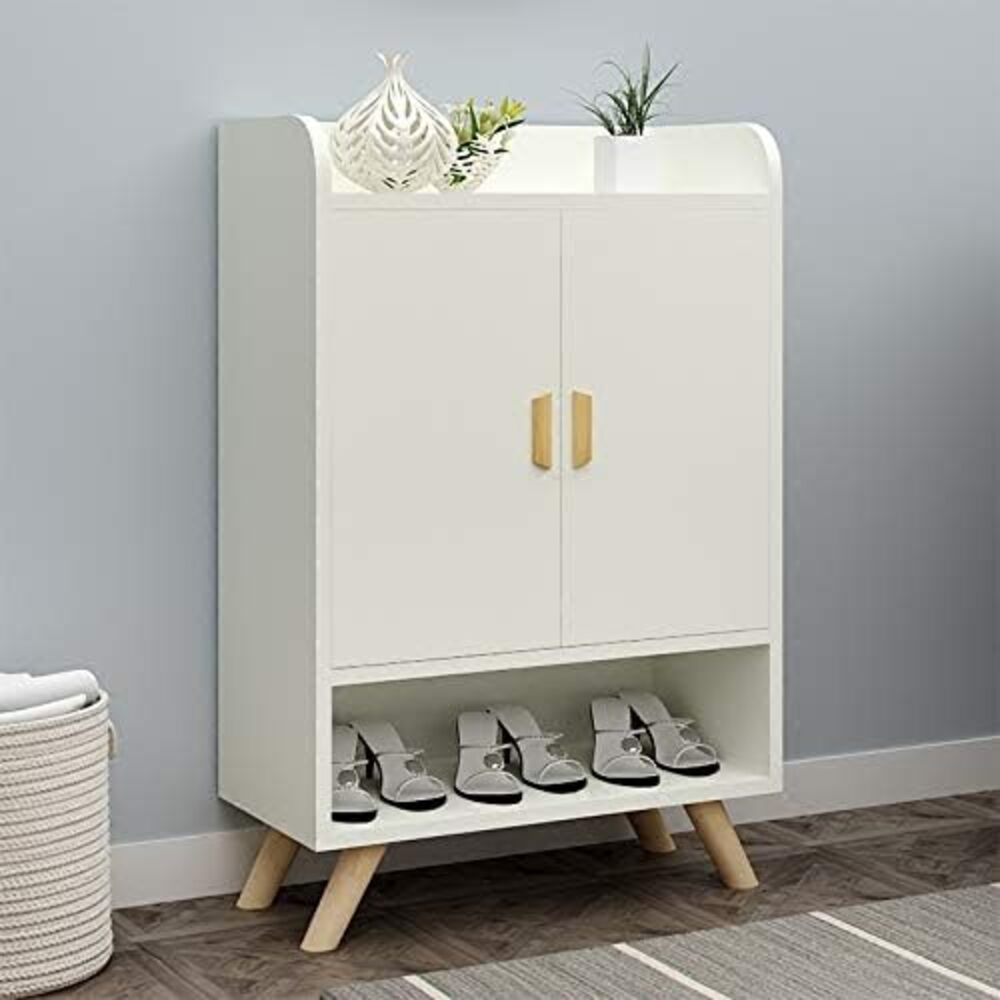 Zapatera clásica 2 puertas Ferrell color Blanco TU MESITA