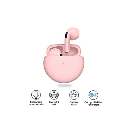 Audífonos Pro 6 Bluetooth Rosado