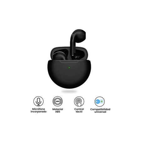 Audífonos Pro 6 Bluetooth Negro