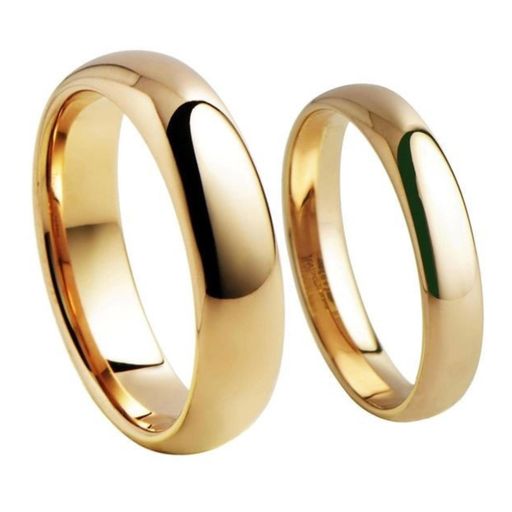 Anillo de Matrimonio Alianzas Hombre Ba ado Oro 18K Aro Genieka