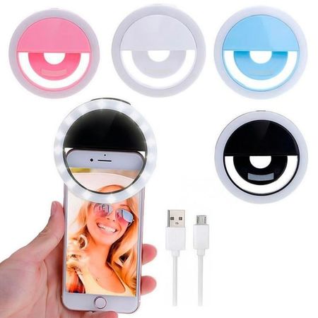 Selfie Aros De Luz Para Fotos Mini Aro Led Para Celular Aro Selfie