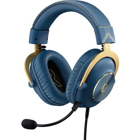 Auriculares Logitech G Pro X LOL Gamer Blue VOCE DTS 7.1 - 981-001105