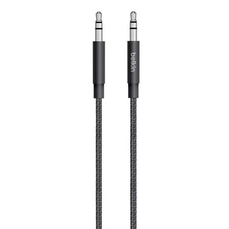 Cable Belkin auxiliar Mixit 3.5mm 1.2m iPhone y más Negro - AV10164BT04