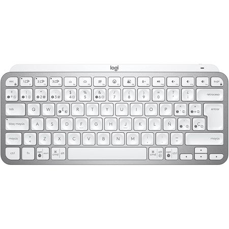 Teclado Logitech MX Keys Mini Wireless iOS Apple Win Blanco 920-010477