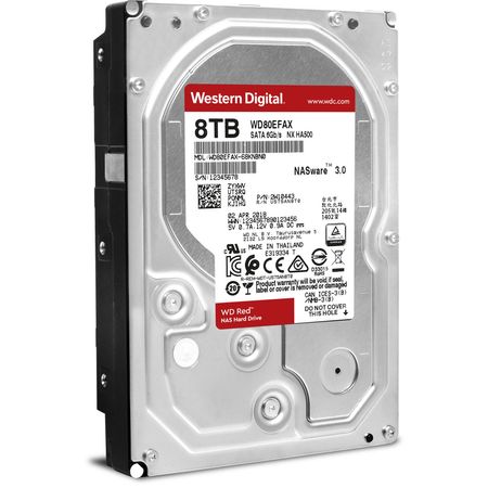 Disco Duro NAS WD 8TB Red 7200 RPM Sata III 3.5