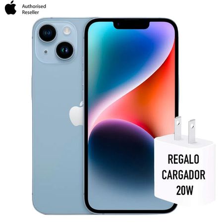 iPhone 14 128GB - Blue + Cargador 20W