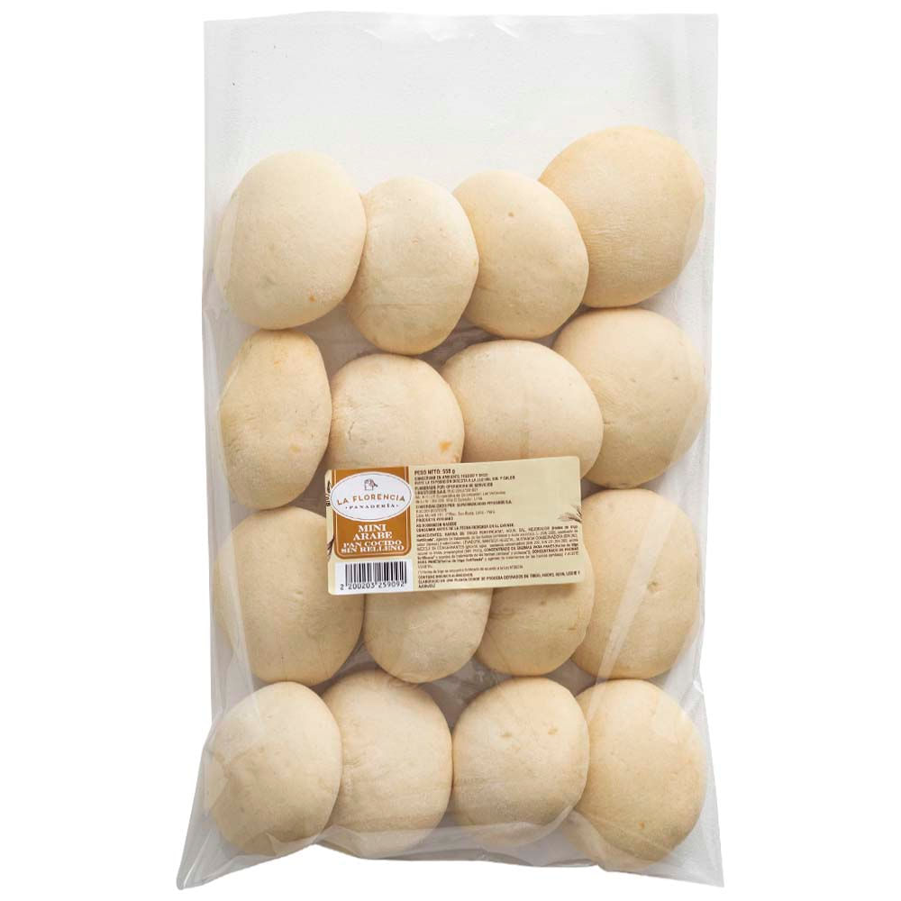 Pan Mini Árabe LA FLORENCIA Bolsa 550g