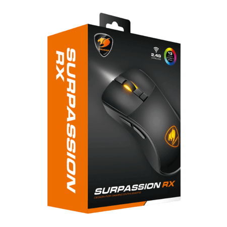 Mouse Gaming Wireless Rgb Color Negro Cougar Surpassion Rx