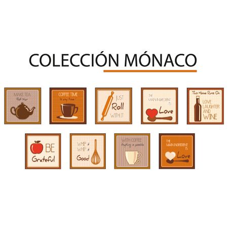 Vinil Monaco 9 piezas