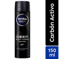 Desodorante para Hombre Spray NIVEA Deep Dark Wood Frasco 150ml