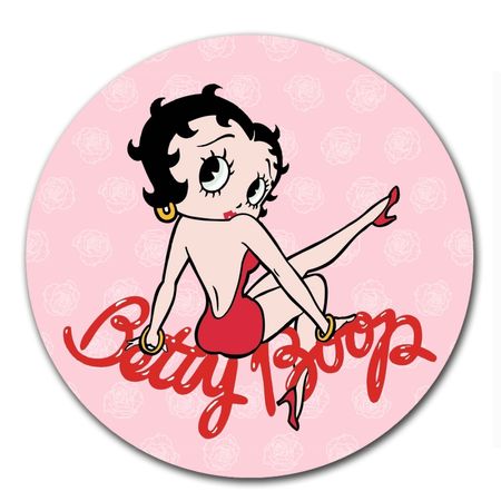 Mouse pad circular Betty Boop 02