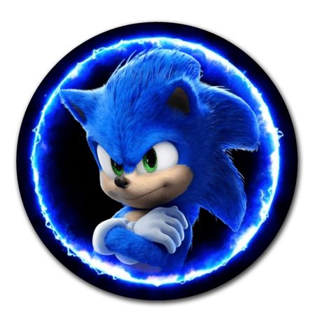 Mouse pad circular Sonic 02