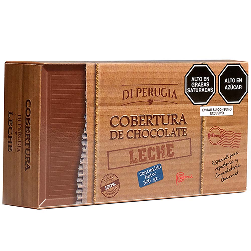 Cobertura DI PERUGIA Leche Caja 300g