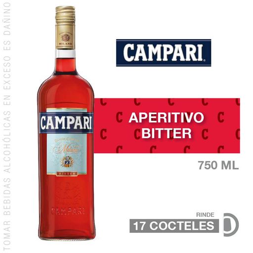 Campari Bitter 750ml Bottle