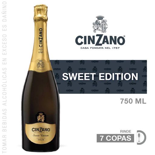 Espumante CINZANO Sweet Edition Botella 750ml