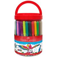 Marcadores FABER CASTELL Fiesta 45 Balde x100un