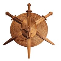 Adorno Para Pared Emblema Vikingo en alto relieve