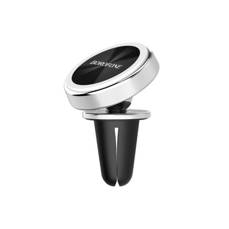 Soporte De Celular Magnético Platinium Mini Para Auto Para Rejillas Plata Bh6