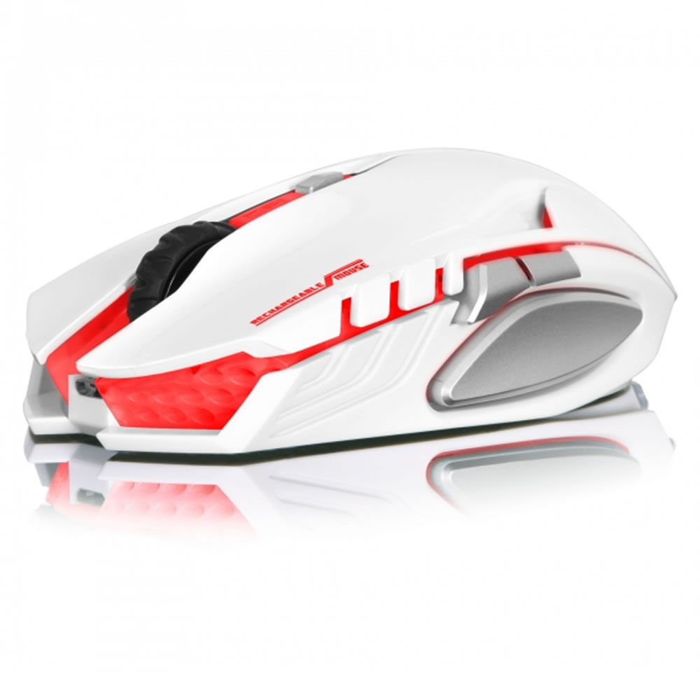 Mouse Micronics Inalámbrico Alien Wifi Blanco