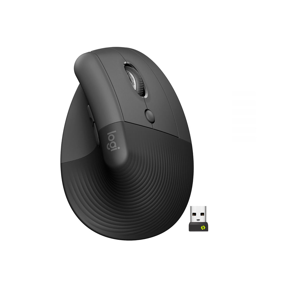 Mouse Logitech Lift Vertical Wireless Inalámbrico 910-006466 Black