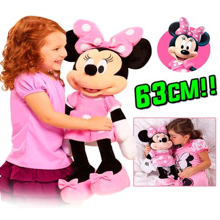 Peluche Minnie Mouse Grande 63cm - Juguete Mickey Minny eluche Minnie Mouse Grande 63cm - Juguete Mickey Minny