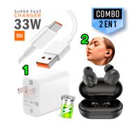 Audifonos Inalambricos Tipo Airdots Cargador 40w Carga Rapida