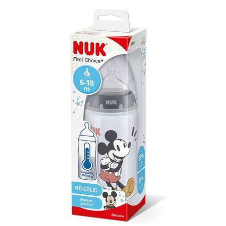 Biberón Nuk Mickey First Choice Polipropileno Ct 300ml 351074104300H