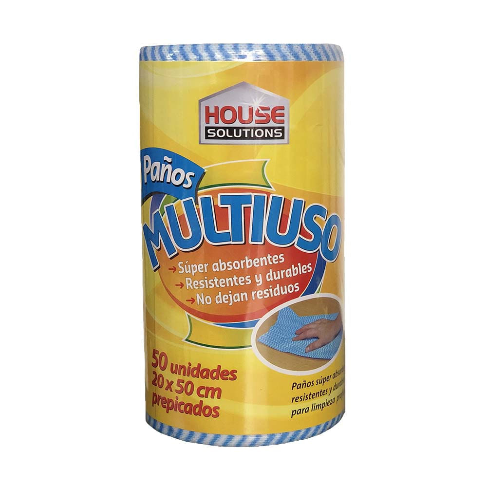 Paño multiusos 20 x 50 cm x 50 unidades