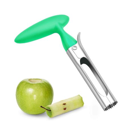 Descorazonador de Manzanas con Mango de Cuchillo Saca Corazon Fruta Verde