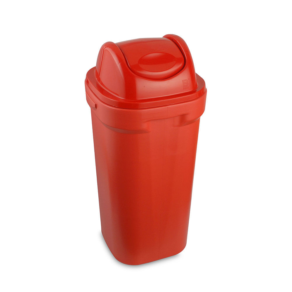 Tacho Comercial Basa Bodeguita Vaivén Rojo 50 litros