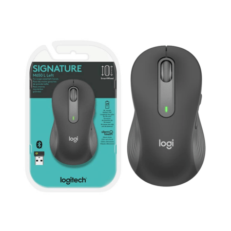 Mouse Bluetooth Color Negro Logitech Signature M650 L Left