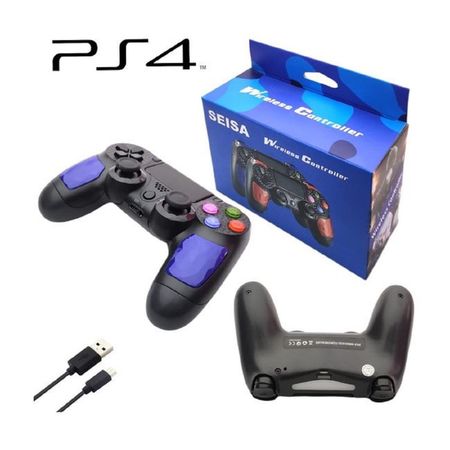 Mando SJ-4001B para PS4 Shock Recargable Inalámbrica