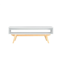 Mesa de centro funcional Miley color Blanco/Haya TU MESITA