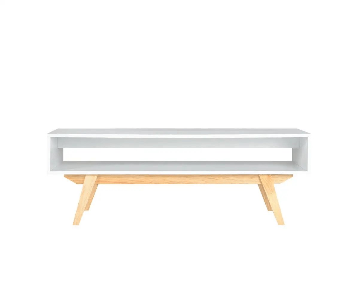 Mesa de centro funcional Miley color Blanco/Haya TU MESITA