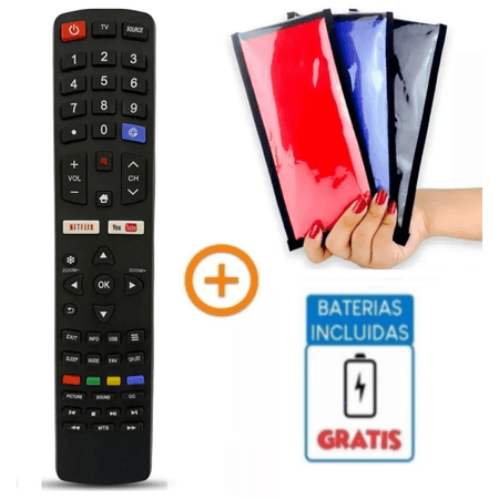 Control Remoto Daewo Para tv Smart + Funda