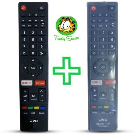 Control Remoto Jvc para Tv Smart Rm-C3358 + Funda de Silicona Suave