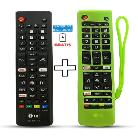 Control Remoto LG Smart + Funda Verde