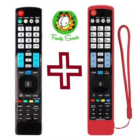 Control Remoto para Tv Lg 3d Funda Roja