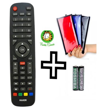 Control Remoto para Tv Smart Haier Nuevo Modelo Pilas Funda