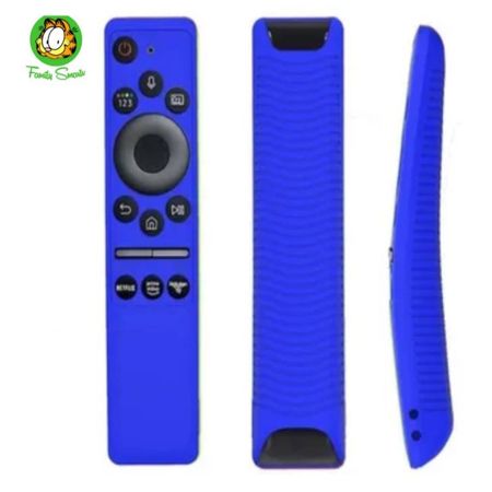 Funda de Silicona para Control Remoto Con Comando Voz Azul