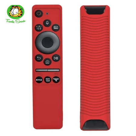 Funda de Silicona para Control Remoto Con Comando Voz Rojo