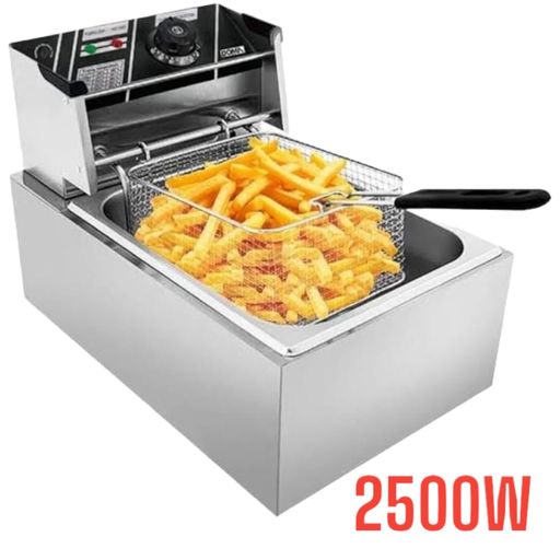 Freidoras de 12 L, 2500 W, para patatas fritas, pollo