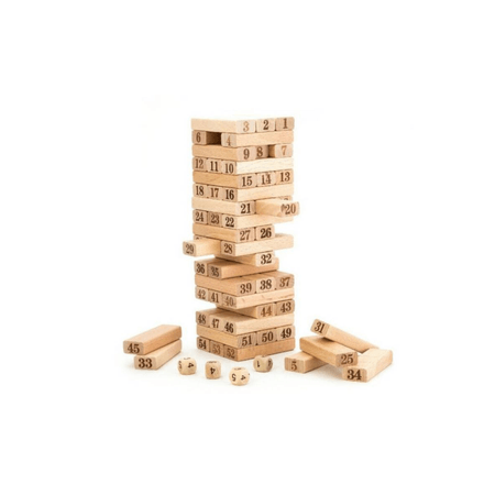 Juego de Equilibrio Jenga de Madera