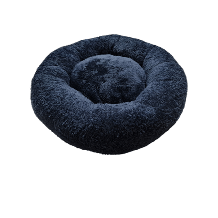 Cama Para Perros y Gatos Donut Lite Azul Talla L MD