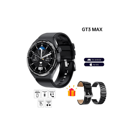 Smartwatch GT3 Pro Max con 3 Correas