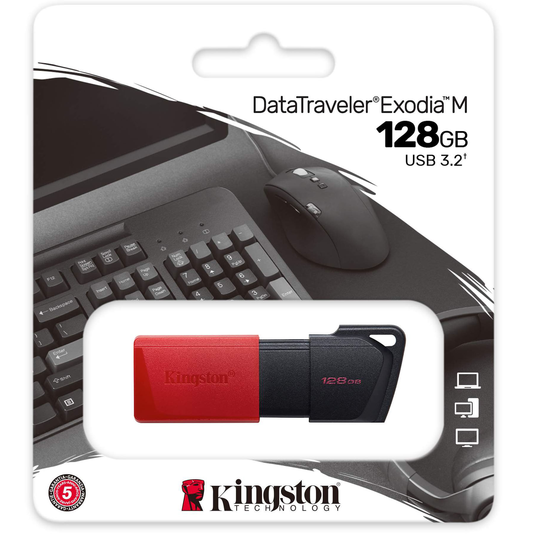 Pack 10 Memoria Usb Kingston Exodia m 128 Gb