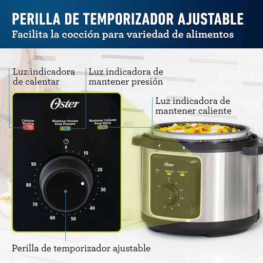 Olla Arrocera Oster CKST1700R de 1.8 lt +Plancha ETA600