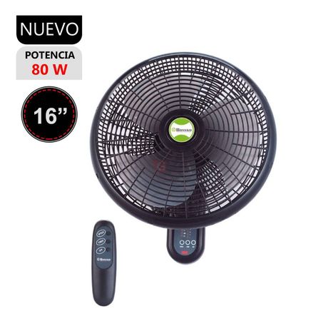 Ventilador De Pared Bossko BK-8210PD con control remoto