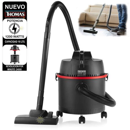 Aspiradora Junior Thomas TH-1216 Aspira Polvo Y Agua 1200W