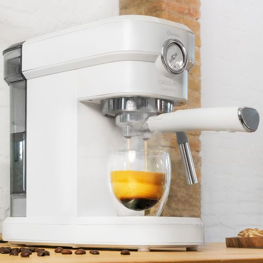 Cecotec Expresso Cafetera Espresso 20 Modo Automático y Manual Máquina de  Café + Molinillo de Café